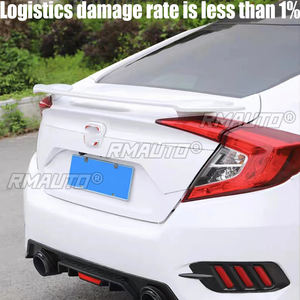 Alerón Trasero de Material ABS Sin Pintar para Honda Civic Décima Generación 2016 2017 2018 2019 2020, Accesorios para Carrocería - Product Image 2