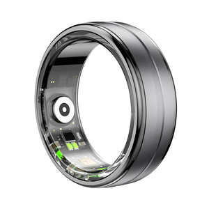 Nouveau Smart Ring R06 Health Tracker, anneaux chauds pour hommes femmes boîtier en aluminium APP Qring surveillance de l'oxygène sanguin de la fréquence cardiaque - Product Image 4