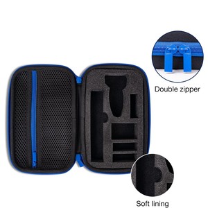 Estuche para afeitadora de EVA para hombre Estuche de transporte de muñeca portátil Bolsa con cremallera para <span class=keywords><strong>recortadora</strong></span> de barba <span class=keywords><strong>Gillette</strong></span> - Product Image 6