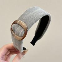 Accessoires pour cheveux faits à la main, style coréen, pour femmes, avec pince à cheveux simple et élégante en matériaux mixtes, de haute qualité, pour usage quotidien décontracté, modèle 2025