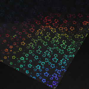 Phim cán lạnh hình hoa ngũ giác laser Phim cán lạnh phủ holographic Phim cán lạnh thủ công Trang trí thiệp Phim bảo vệ thủ công - Product Image 1