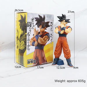 Wholesale DBZ Black Hair Goku Action Figure PVC Collection Model <b>Toy</b> in Standing Posture for Anime Fans Easy Assembly Required - Product Image 6