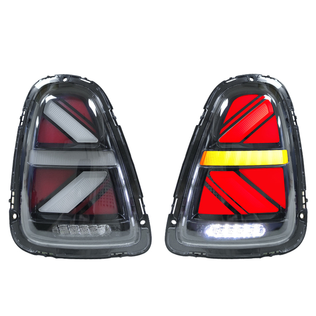 YU GUANG for BMW Mini Cooper 2007-2013 R56 R57 R58 Tail Light Upgrade Clear Lens Rear Lights Taillights Rear Lamps Indictors