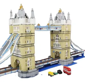 Londres Bridge King-blocs de construction pour enfants, série d'architecture, jouets bricolage, briques, jeux pour enfants 6 + (88004/17004/10214)