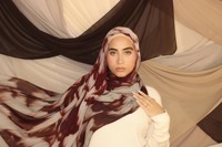 Hijab musulman en modal respirant de qualité supérieure, châle imprimé, long foulard pour l'automne, usage quotidien pour femmes