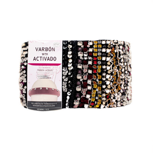 Fascia per capelli in velluto con strass, disponibile in vari colori, accessorio moda per donna - Product Image 2