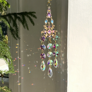 Suministro Directo Transfronterizo, Nuevos Adornos Colgantes para Decoración del Hogar, Coloridos, de Aleación de Zinc, con Diseño de Sol, Luna, Estrellas y Corazón, Hechos a Mano, Estilo Pastoral - Product Image 4