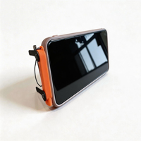 Support de téléphone portable en métal de nouvelle conception, support robuste, portable, hauteur réglable, noir/orange, ODM OEM, accessoires pour téléphone portable