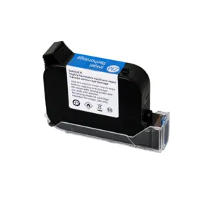 Tij Online Verpakking Code Codering Machine Thermische Jet Wit Bijgevulde Zwarte Inkt Cartridge Voor Handheld Inkjet Printer