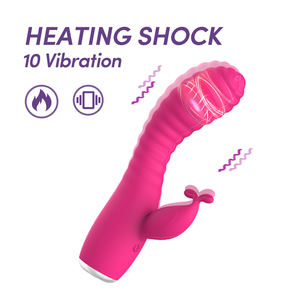 Mini Vibratore Doppio a 10 Velocità Ricaricabile USB Impermeabile Massaggiatore Punto G Vibratore <span class=keywords><strong>Rabbit</strong></span> Giocattoli Sessuali per Adulti Vendita all'Ingrosso - Product Image 6