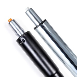 Vérin à <span class=keywords><strong>gaz</strong></span> robuste en acier inoxydable de classe 4 pour chaise de bureau pivotante, course de 300 mm, revêtement PU noir, levage rapide - Product Image 4