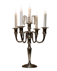 Gold Finished Table Centerpiece Wedding <b>Candelabra</b> Customized Party Event Decor Royal Elegant Tall Metal <b>Candelabra</b> - Product Image 3