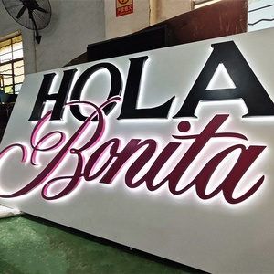 Segnaletica retroilluminata personalizzata in acciaio inox Business Shop 3D lettera segnaletica a <span class=keywords><strong>Led</strong></span> Logo del cartello esterno <span class=keywords><strong>negozio</strong></span> anteriore <span class=keywords><strong>Led</strong></span> canale segno - Product Image 4