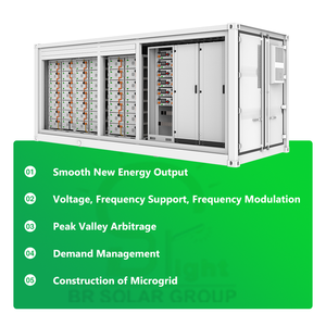 ระบบกักเก็บพลังงานแบบคอนเทนเนอร์ SOLAR 1000KW BESS ความจุ 2500KWH แบตเตอรี่อุตสาหกรรมสำหรับกักเก็บพลังงานทดแทน - Product Image 3