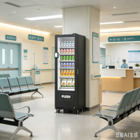 Máquina Expendedora Refrigerada de Gran Capacidad con 36 Compartimentos, Pantalla Táctil de 10 Pulgadas, Gestión Basada en la Nube, 4G LTE, Pago sin Efectivo