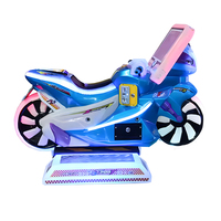 Machine d'arcade de course de moto d'intérieur pour enfants jeu de course pour enfants garantie 1 an métal anglais à vendre