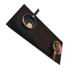 Cuisinière en céramique 3 brûleurs encastrable sous plan de travail 75CM, plaque chauffante électrique - Product Image 3