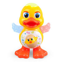 Juguetes Educativos de Plástico para Bebés, Pato Bailarín con Luz y Música, Venta al Por Mayor