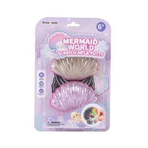 Mermaid World - Kit de Arte y Masilla para Rascar para la Educación Infantil - Product Image 5