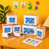 Ensemble de marqueurs multicolores de haute qualité pour le dessin et la peinture, encre permanente double pointe, recharge 6 mm, ensemble de jouets de peinture