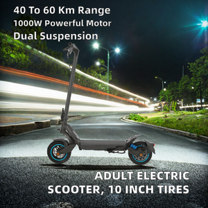 Trottinette électrique pour adultes, deux roues, moteur puissant, longue autonomie, pneus de 10 pouces, conforme RoHS, en stock pour les navetteurs - Product Image 2