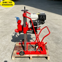 Machine de forage pour revêtements routiers, machine d'échantillonnage de carottage de chaussée, moteur à essence