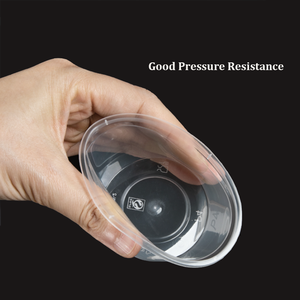 กล่องอาหารกลางวันพลาสติกใสแบบใช้แล้วทิ้งพลาสติกหนากันลื่นสำหรับแคมป์ปิ้ง - Product Image 5