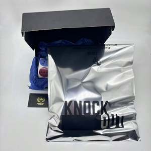 Bolsas de Envío Plateadas con Logotipo Personalizado, con Tira Autoadhesiva, Bolsa de Correo Metálica Plateada para Sudaderas - Product Image 5