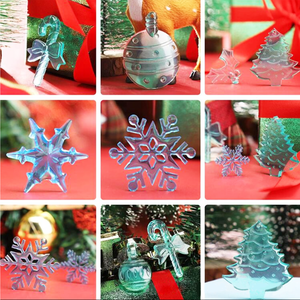 Molde de Silicona Personalizado para Resina, Kit de Molde para Posavasos Navideños, Diseña el Tuyo Propio - Product Image 4