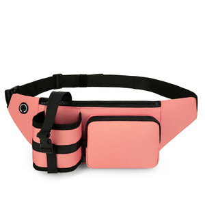 Sac banane imperméable avec porte-bouteille pour la randonnée, l'entraînement en extérieur, le cyclisme, la promenade des chiens et la course à pied - Product Image 3