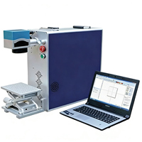 Nouvelle machine de marquage laser à fibre portable 10W, facile à utiliser, refroidissement par air, gravure de logos DXF/PLT/DST/AI, marquage profond