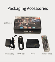 Prix d'usine D9 Pro 5G Android 10.0 Boîtier TV 4K avec processeur Quad Core WiFi double bande Garantie de 12 mois Kodi 18.1 Prise en charge DLNA