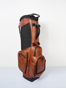 <span class=keywords><strong>Sac</strong></span> <span class=keywords><strong>de</strong></span> golf vintage en PU <span class=keywords><strong>marron</strong></span>, durable, imperméable, léger et portable, avec livraison rapide en stock - Product Image 2