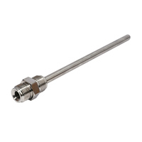 Terlaris S304 316 316L Sensor Suhu Termokopel 304 Baja Nirkarat Tabung Perlindungan Termokopel Thermowell