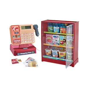 <span class=keywords><strong>Caja</strong></span> <span class=keywords><strong>Registradora</strong></span> de Supermercado en Oferta con Accesorios Completos para Niños, Juego de Simulación de Compras Divertidas - Product Image 1
