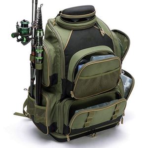 Mochila de Pesca BSCI Factory, Ligera, Táctica, con Bolsillo para Hombro, Suave, con Cubierta Protectora para Lluvia - Product Image 1