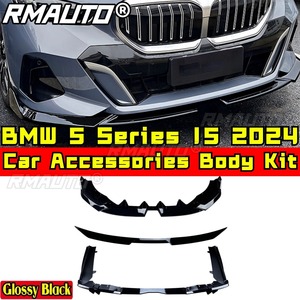 Front Bumper Lip Compatible with BMW 5 Series I5 2024 Body Kit Rear Trunk Spoiler Rear <b>Diffuser</b> <b>Car</b> Accessories - Product Image 2