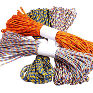 4Mm Seven Core Paracord <b>Braided</b> Rope For Bracelet Ring Making Colored Outdoor Survival <b>Cord</b> - Product Image 1