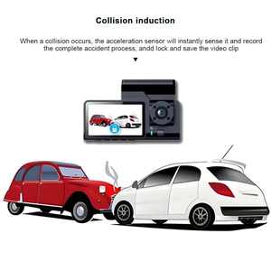 High-Definition 1080P 3-kanaals Dashboardcamera Auto Dvrsvideo Recorder Met Driewegcamera <span class=keywords><strong>2</strong></span> Inch Zwarte Doos - Product Image 4