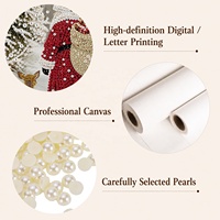 Fabricant de décoration intérieure, livraison directe en gros, artisanat DIY, décoration d'Halloween, jouet fantôme, kit de peinture artistique avec perles et diamants