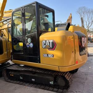 รถขุดขนาดเล็กมือสองจากญี่ปุ่น ปี 2020-2024 รุ่น Caterpillar 305.5E2 น้ำหนัก 5.5 ตัน พร้อมเครื่องยนต์ เกียร์ ปั๊ม และอุปกรณ์เสริม ระยะการหมุน 5955 มม. - Product Image 5