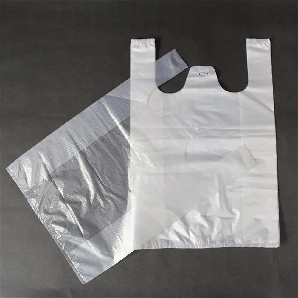 Sottile impermeabile shopping sacchetto di plastica * 100 pezzi