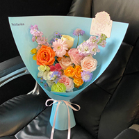 Carta Kraft Spessa Bicolore per Confezionamento Floreale, Resistente, per Bouquet e Forniture Artistiche, Vendita all'Ingrosso