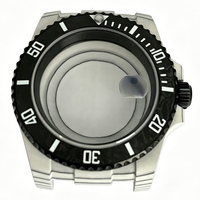 Module de montre de plongée 40 mm en gros, lunette en fibre de carbone, montre en acier inoxydable, boîtier de montre en céramique, disponible en plusieurs couleurs