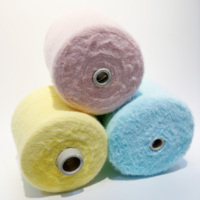 Handel 0,5 cm/0,9 cm/1,3 cm/2,0 cm Bunte Wimpern 13 Feder Nylon Nerz Garn Strick pullover