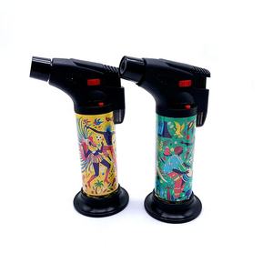 Factory Directly Design Big Size <strong>Torch</strong> Lighter Cigar Smoking Isqueiro Plastic <strong>Torch</strong> Gas Lighter - Product Image 3