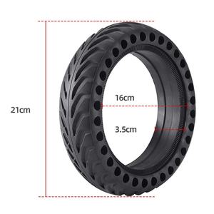 <span class=keywords><strong>Pneu</strong></span> 8.5 pouces en caoutchouc solide 8.5x2 pour <span class=keywords><strong>Xiaomi</strong></span> M365/Pro/1s Scooter électrique 36V accessoires de Scooter durables anti-crevaison - Product Image 3