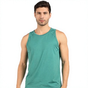 <b>Mens</b> Curved Hem Casual Workout Sport <b>Singlet</b> Muscle Gym Activewear Athletic Sleeveless Fitness Breathable 100% Cotton Oversize - Product Image 2