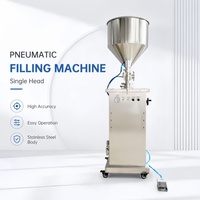Machine de remplissage automatique à piston vertical à volume réglable efficace pour crème cosmétique