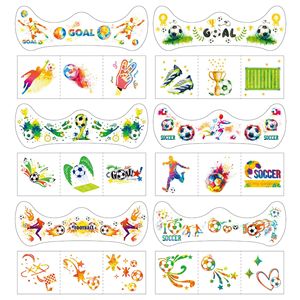 Adesivi Temporanei per il Viso per la Coppa del Mondo 2026 Canada-USA-Messico, <span class=keywords><strong>Tatuaggi</strong></span> di Calcio per Bambini - Product Image 6